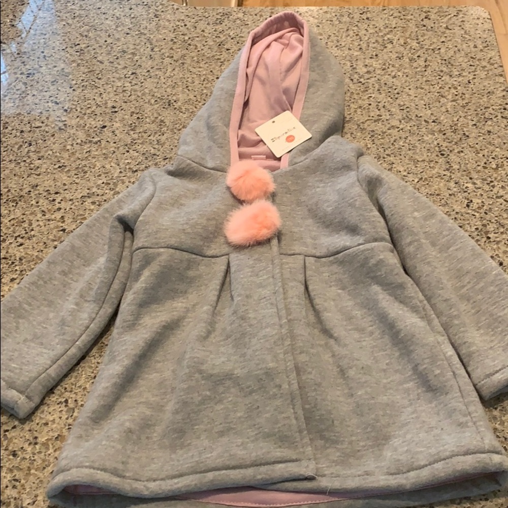 Children’s bunny ear soft coat